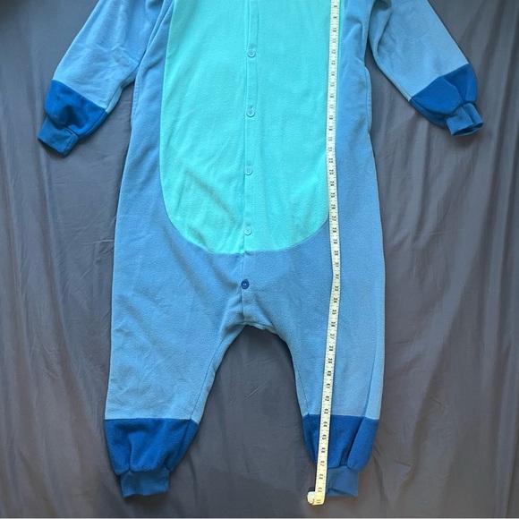 Disney Stitch Fleece Onesie with Hoodie Size Women S/M or Men's S - Picture 7 of 9